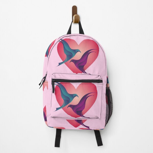 Item preview, Infinity Love - A symbol combines with heart and valentine birds to show your infinity love(pink) designed and sold by Delandor.