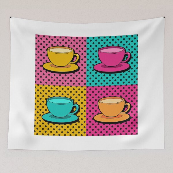 Item preview, Tea Cup Pop Art designed and sold by bibliophan.