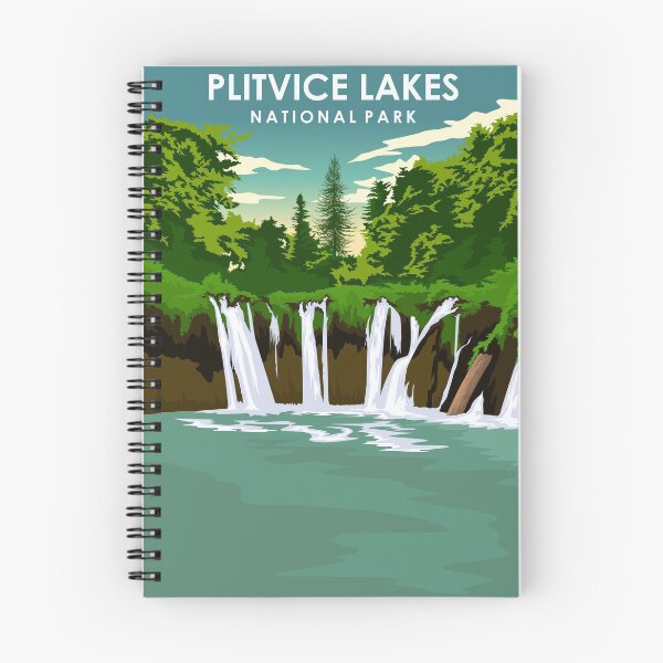 Item preview, Plitvice Lakes National Park Travel Poster designed and sold by Stadify.