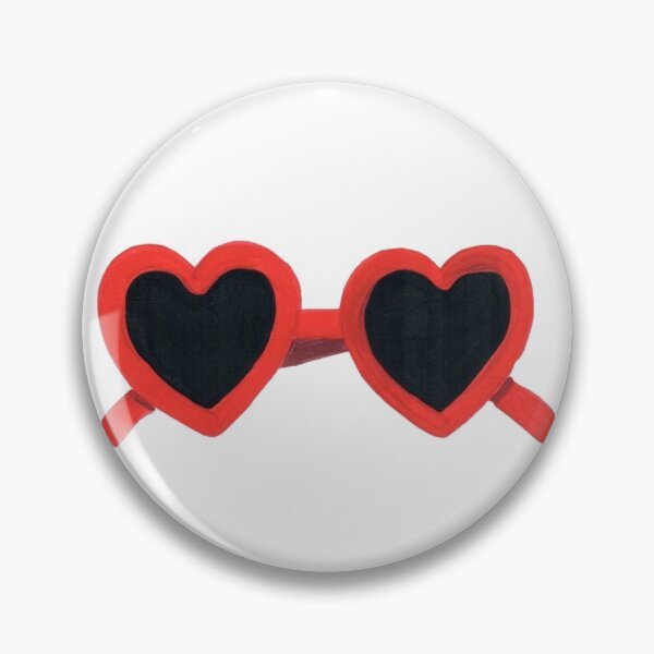 Item preview, Red heart shaped sunglasses designed and sold by Stardust Designs.
