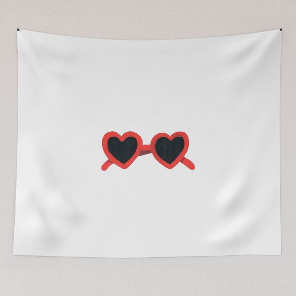 Item preview, Red heart shaped sunglasses designed and sold by Stardust Designs.