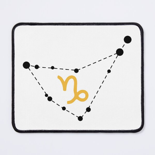 Item preview, Capricorn Sign with Constellation (Black) designed and sold by Arianna Khalil.