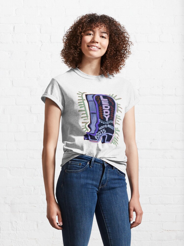 Alternate view of Leddy's Boot Signage Classic T-Shirt