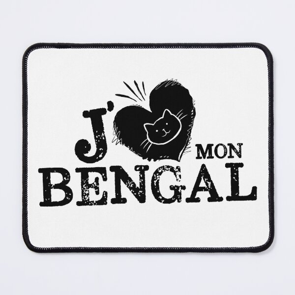 Item preview, I love my bengal cat (FRENCH) designed and sold by courbebleue.