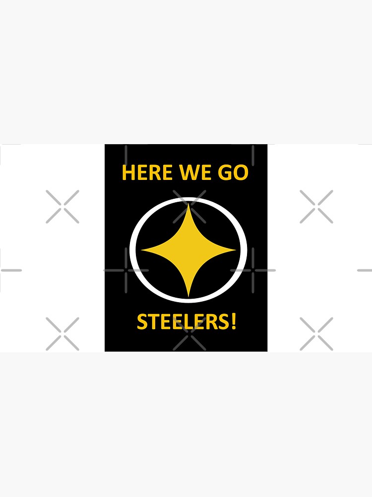 Here we go Steelers!  Cap for Sale by triplew427