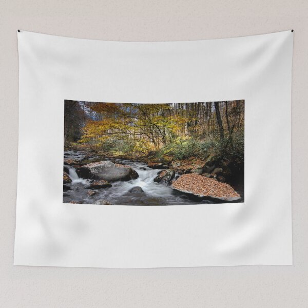 Item preview, Great Smoky Mountains River in Autumn designed and sold by nbrandsberg.