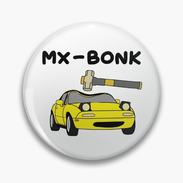 Item preview, MX-5 says BONK sunburst yellow designed and sold by Francesvief.