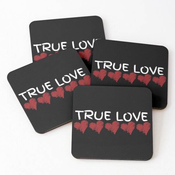Item preview, Valentine True Love White designed and sold by ProhibitionStickers.