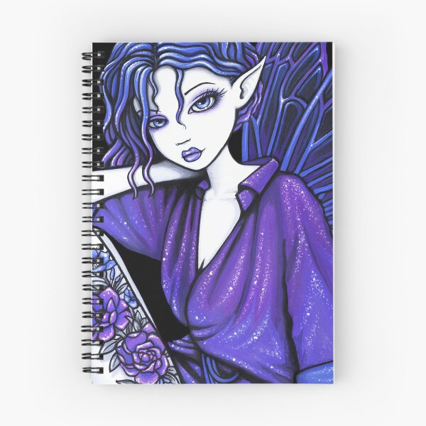 Item preview, Cassie Purple Blue Dragonfly Fairy designed and sold by Myka Jelina.