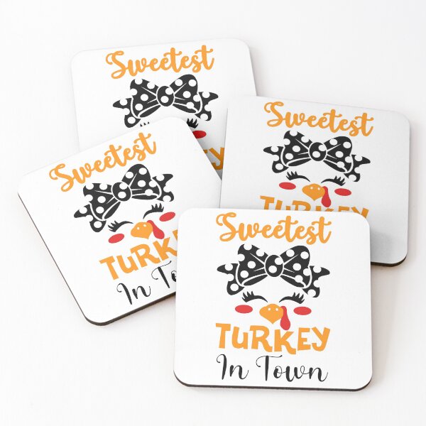 Item preview, Kids Sweetest Turkey In Town Toddler Girl Thanksgiving designed and sold by ACHRAF877.
