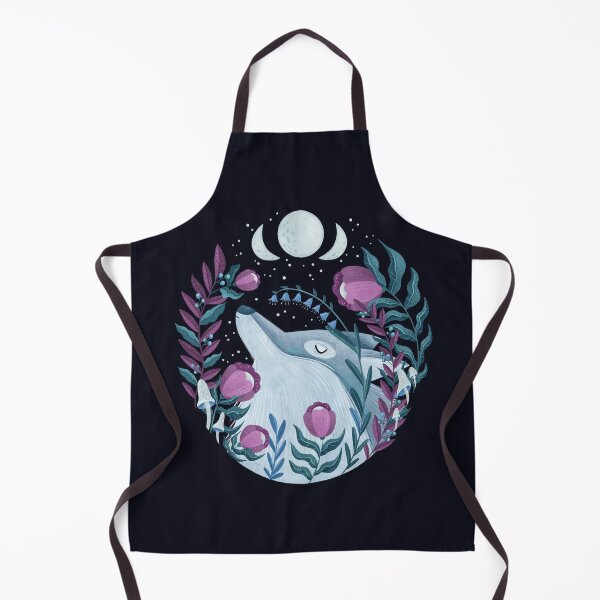 Item preview, Beautiful Wolf in Flowers designed and sold by AnnBelik.