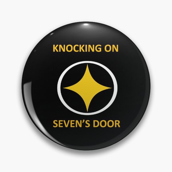 Item preview, Knocking on sevens door  designed and sold by Broken Antler Designs .