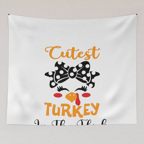 Item preview, Cutest Turkey In The Flock Toddler Girl Thanksgiving designed and sold by ACHRAF877.