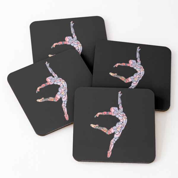 Item preview, Marbled Dancer No.15 * Jump, Colour Fill, Ballet Art, Gymnast designed and sold by danceink.