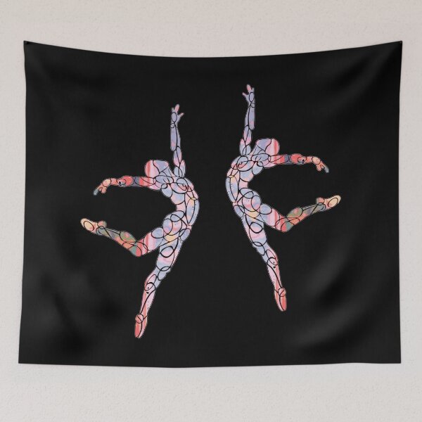 Item preview, Marbled Dancer No.15 * Jump, Colour Fill, Ballet Art, Gymnast designed and sold by danceink.