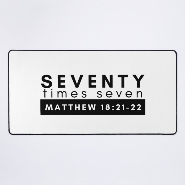 Item preview, Seventy Times Seven Matthew 18:21-22 designed and sold by CristinCares.