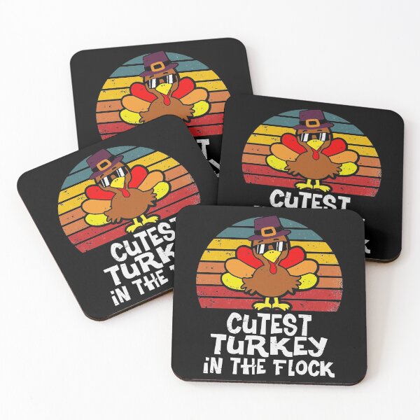 Item preview, Cutest Turkey In The Flock Toddler Girl Thanksgiving designed and sold by ACHRAF877.