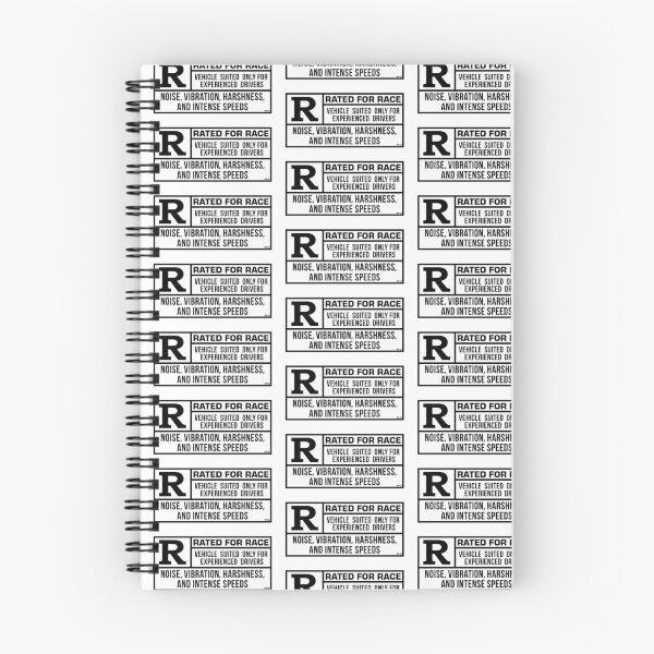 Item preview, Rated R For Race - White/Black designed and sold by TswizzleEG.