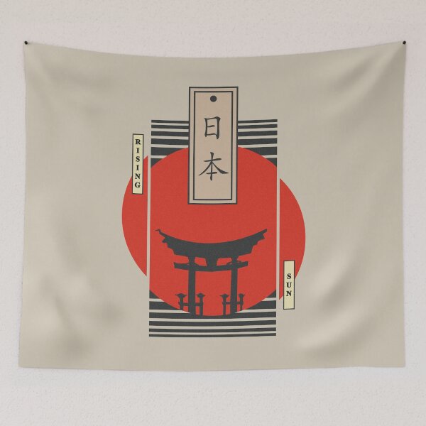 Item preview, Japanese Torii Gate and Red Sun  designed and sold by DESIGNNATS.