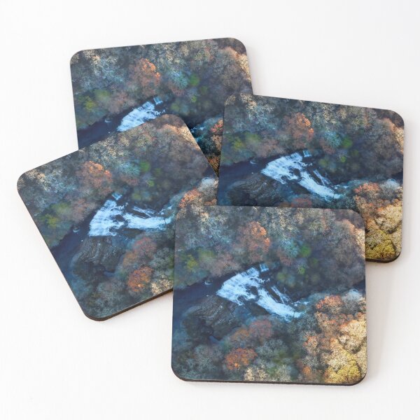 Item preview, Sgwd Isaf Clun Gwyn waterfall by drone designed and sold by Leighton Collins.