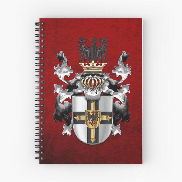 Item preview, Teutonic Order - Coat of Arms over Red Velvet designed and sold by Serge Averbukh Art Studio.