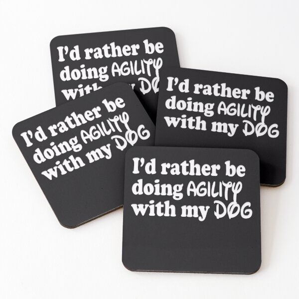 Item preview, Dog Agility - I'd rather be doing agility with my dog designed and sold by Just4doglovers.