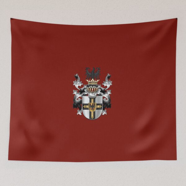 Item preview, Teutonic Order - Coat of Arms over Red Velvet designed and sold by Serge Averbukh Art Studio.