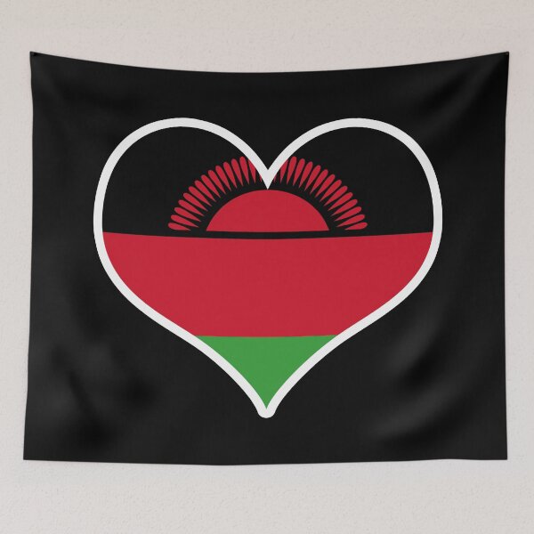 Item preview, Malawi Flag Heart designed and sold by PKHalford.