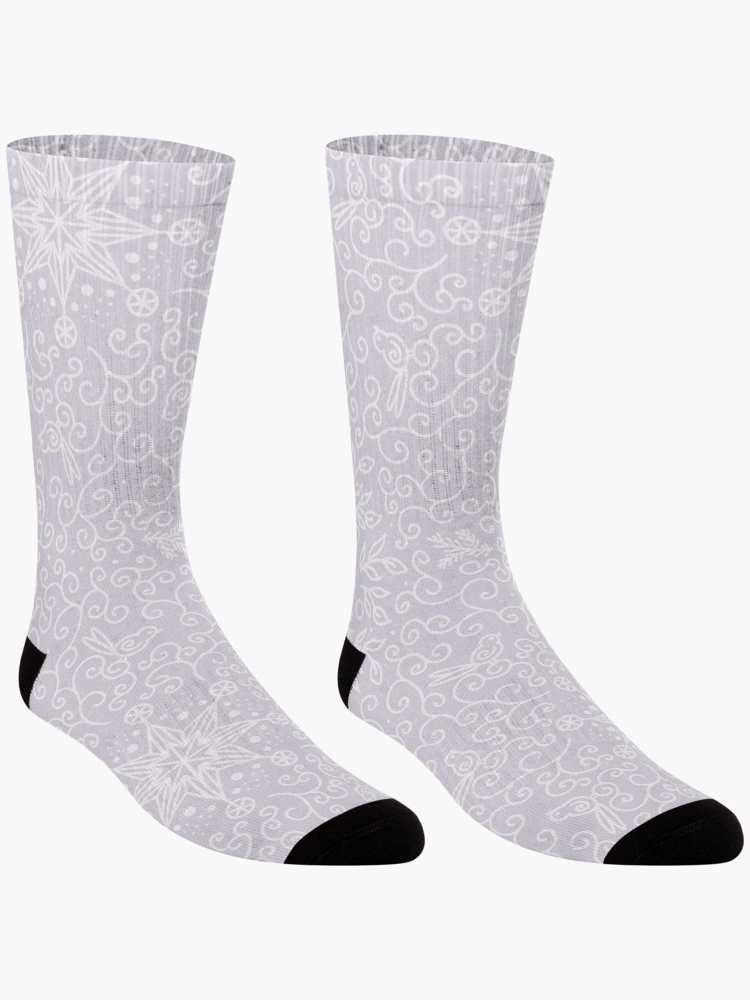 Thumbnail 3 of 5, Socks, Winter pattern designed and sold by RinaGrinchik.