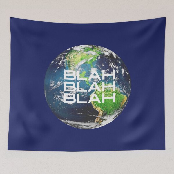 Item preview, Blah Blah Blah Planet Earth designed and sold by Alpineocean.