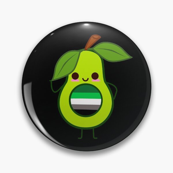 Item preview, Subtle Aromantic Avocado. aromantic avocado. aro avocado designed and sold by tiredandbored.
