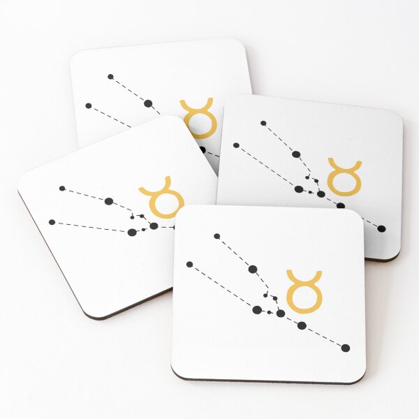 Item preview, Taurus Zodiac Sign with Constellation (Black) designed and sold by Arianna Khalil.