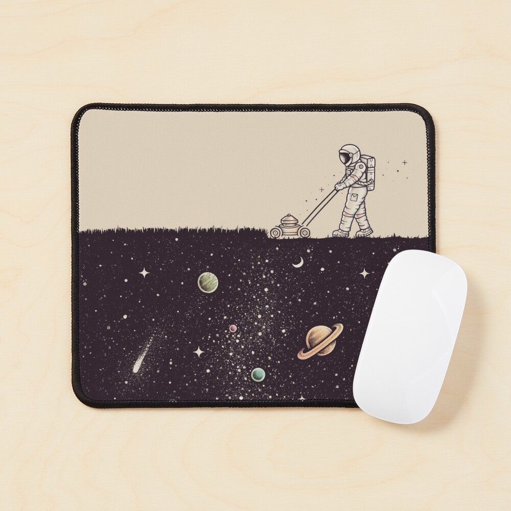 Space cut Mouse Pad