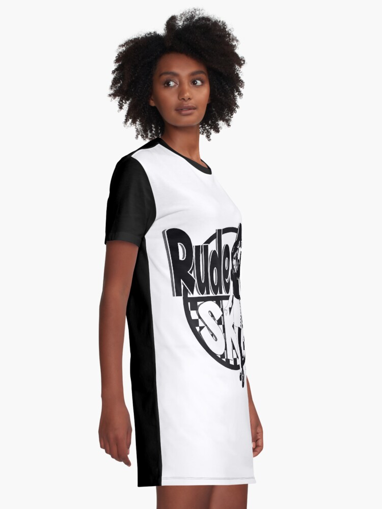 "Rude Girl SKA" Graphic TShirt Dress by Raydaddy Redbubble