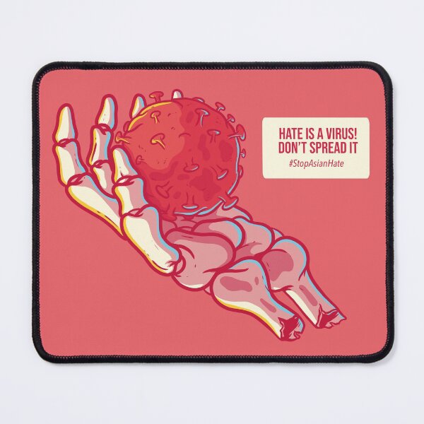 Item preview, Stop AAPI Hate Asian Lives Matter Hate Is A Virus designed and sold by StickerbashCo.