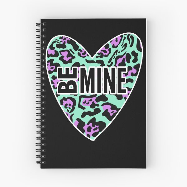 Item preview, Be Mine Valentines Day Pale Green Purple Leopard Animal Heart  designed and sold by Vibbin4Life33.