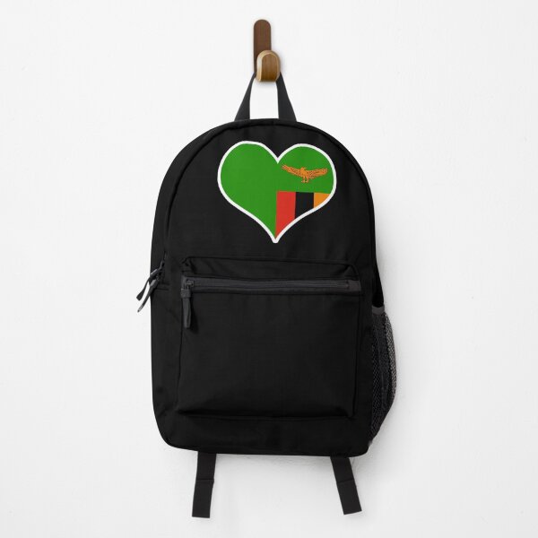 Item preview, Zambia Flag Heart designed and sold by PKHalford.
