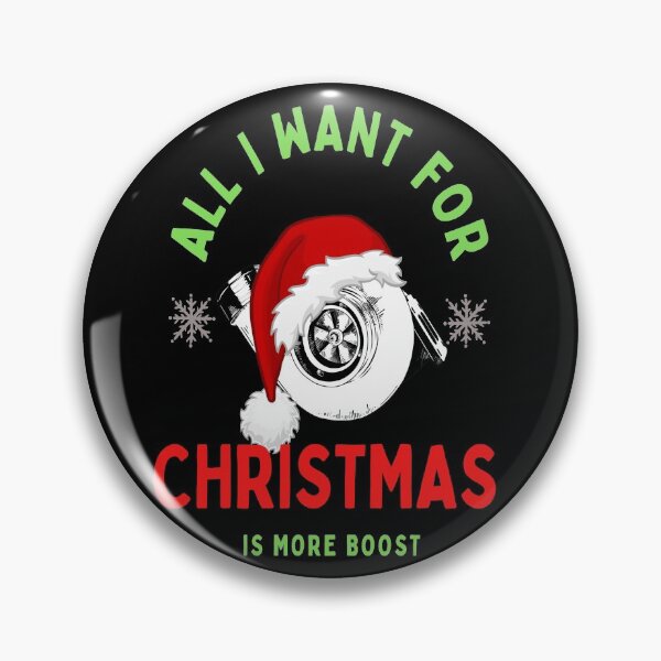 Item preview, All I Want For Christmas is More Boost Cars Funny Santa Hat Spooling Twin Turbo Boosted  Racecar designed and sold by CarantinedChaos.