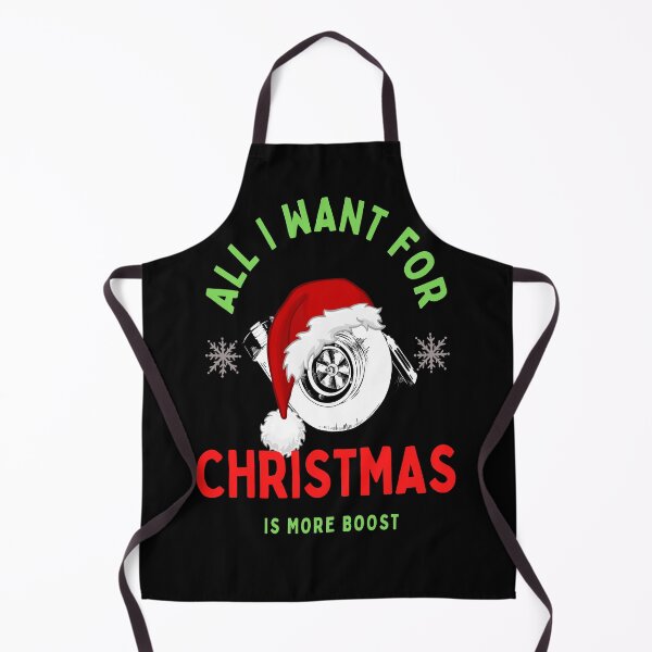 Item preview, All I Want For Christmas is More Boost Cars Funny Santa Hat Spooling Twin Turbo Boosted  Racecar designed and sold by CarantinedChaos.