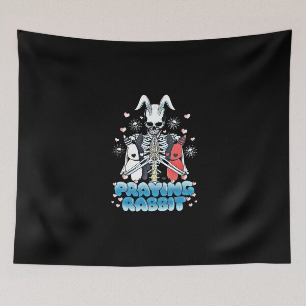 Item preview, Praying rabbit shirt designed and sold by Sweet-radhia.