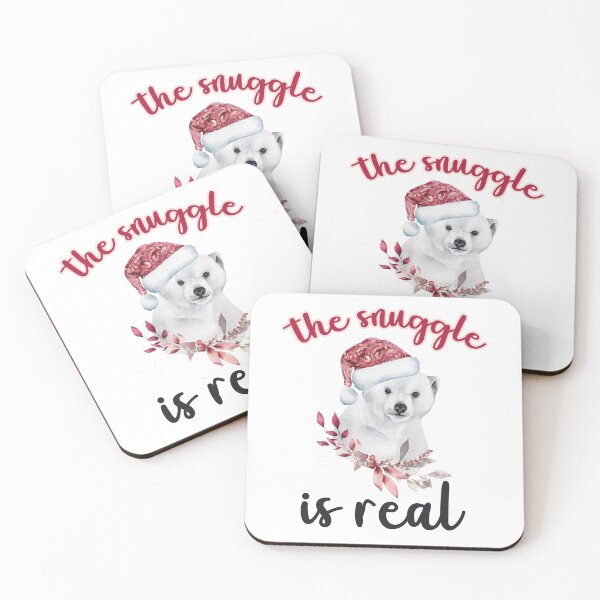 Item preview, The snuggle is real, Christmas designed and sold by stickmeok.