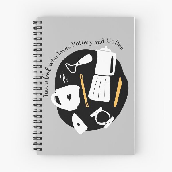 Item preview, A girl who loves coffee and pottery designed and sold by Teequeque.