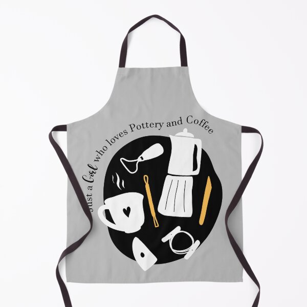 Item preview, A girl who loves coffee and pottery designed and sold by Teequeque.