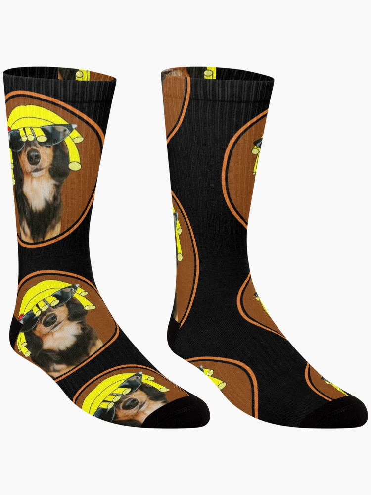 Thumbnail 3 of 5, Socks, Dogs In Wigs designed and sold by RomeoSketches.