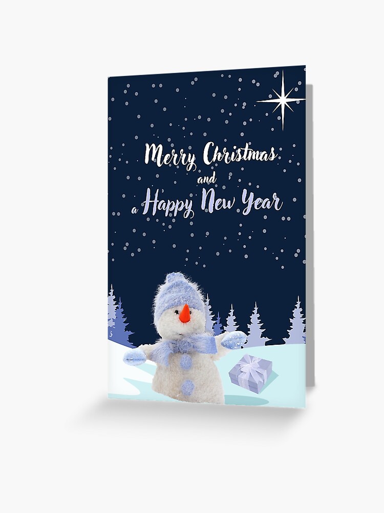 Snowtime Custom Photo Christmas Card