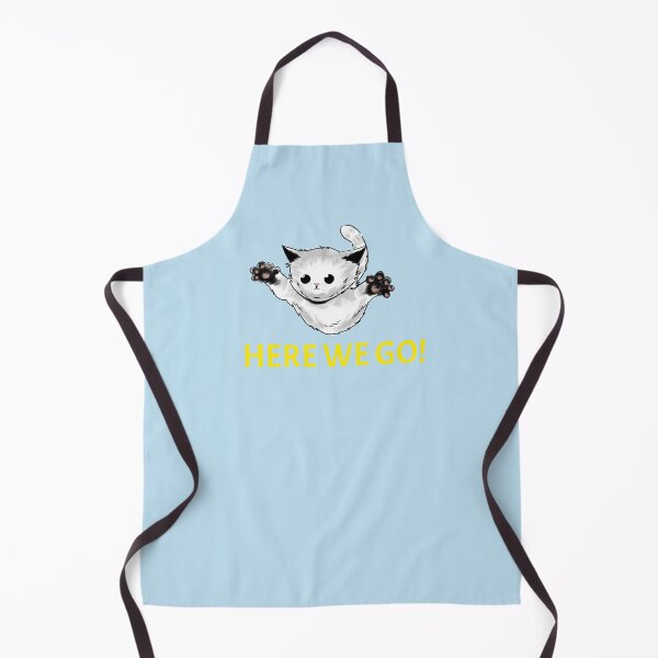 Item preview, Here We Go Cute Cat designed and sold by HelloLoriDesign.