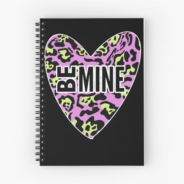Item preview, Be Mine Valentines Day Pale Pink Lime Green Leopard Animal Heart Print designed and sold by Vibbin4Life33.