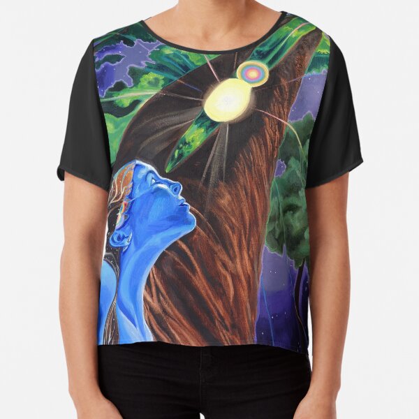 Solar Upgrades Within (self portrait) Chiffon Top