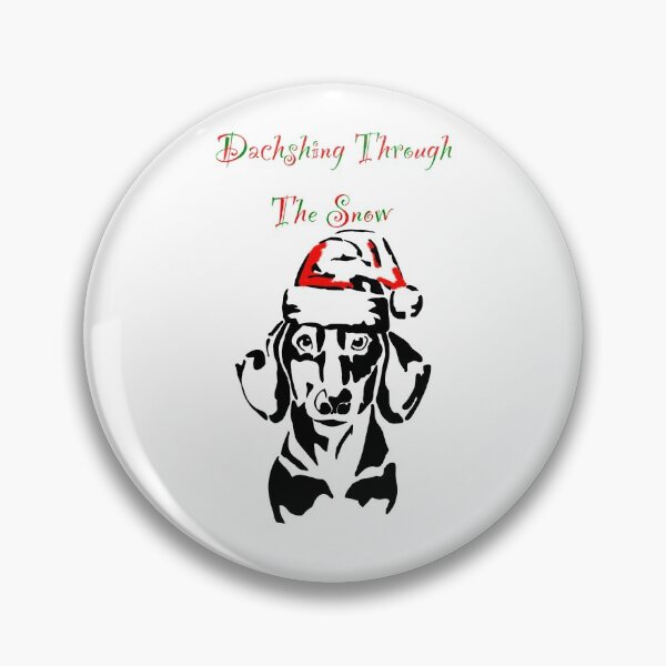 Item preview, Christmas Minature Dachshund Head designed and sold by Mat Dixon.