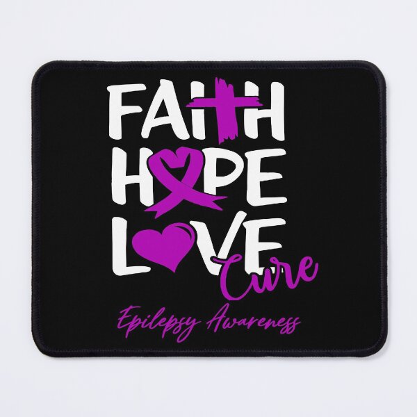 Item preview, Faith Hope Love Cure Epilepsy Awareness designed and sold by Grooffos.